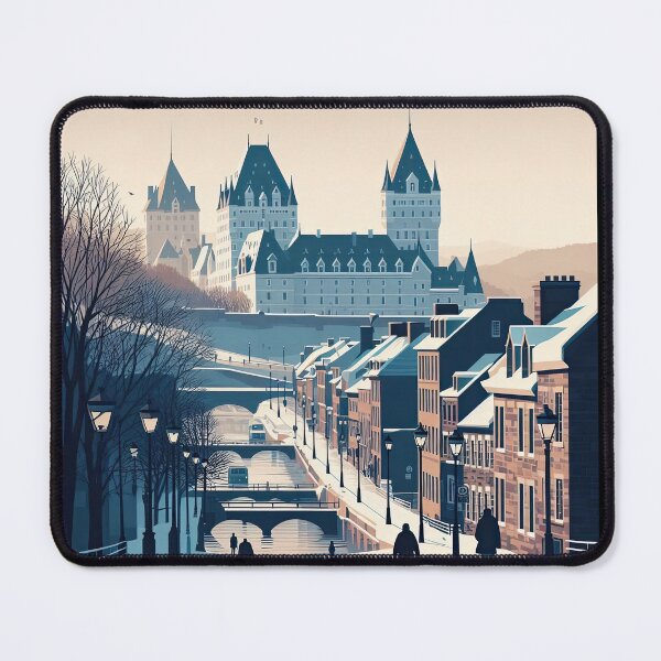 Item preview, Old Quebec City Minimalism Art Style designed and sold by artofuniverse.