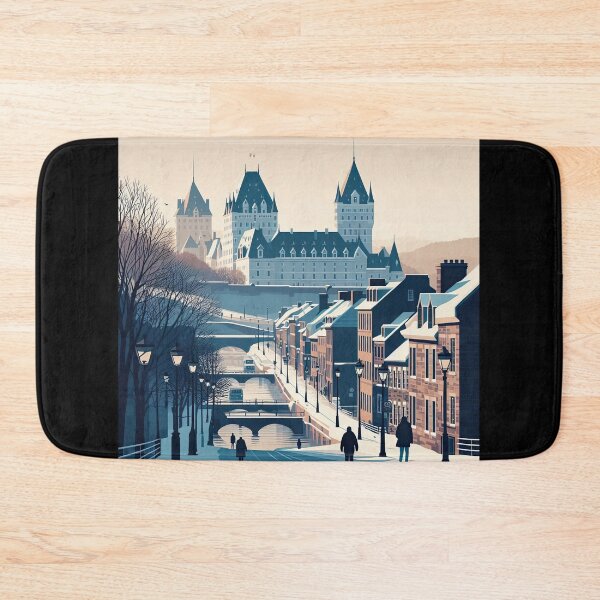 Item preview, Old Quebec City Minimalism Art Style designed and sold by artofuniverse.