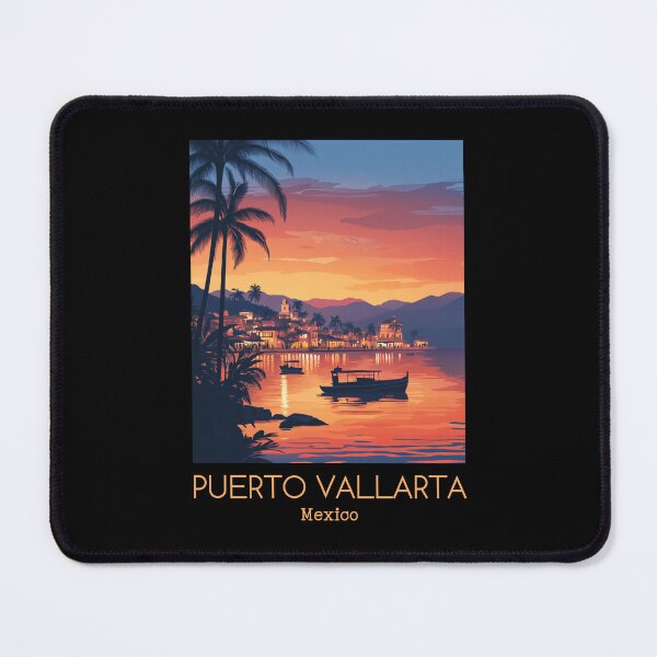 Item preview, A Vintage Illustration of Puerto Vallarta - Mexico designed and sold by GoodOldVintage.