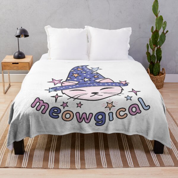 Item preview, Meowgical Cat Wizard designed and sold by CarlyWatts.