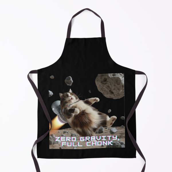 Item preview, Zero Gravity Full Chonk Space Cat designed and sold by ChonkingHazard.