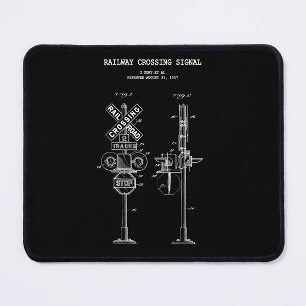 Item preview, Railway Crossing Signal designed and sold by PATENT PRINTS.