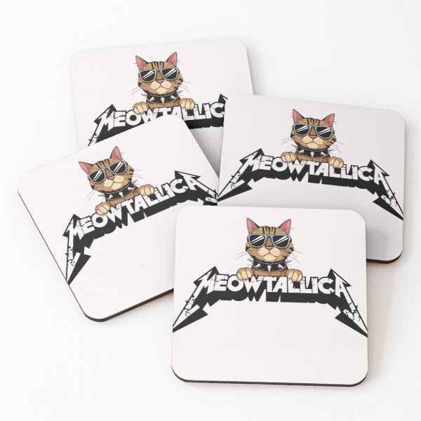 Item preview, Meowtallica  designed and sold by BugiDesignArt.