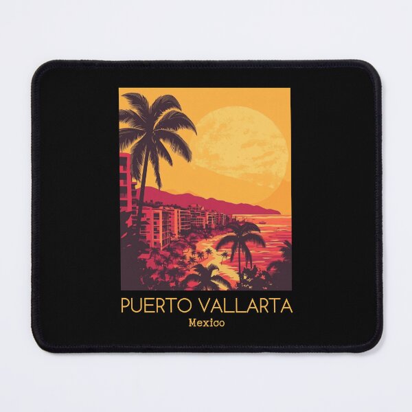 Item preview, A Vintage Illustration of Puerto Vallarta - Mexico designed and sold by GoodOldVintage.