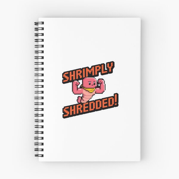 Item preview, Shrimply Shredded! designed and sold by 8bitdecalworld.