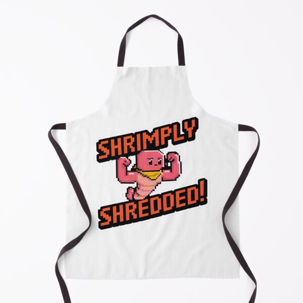 Item preview, Shrimply Shredded! designed and sold by 8bitdecalworld.