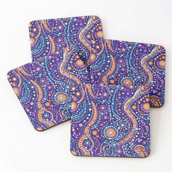 Item preview, Aboriginal Inspired Dot Art - Amazing Journey  designed and sold by GrinGalore.