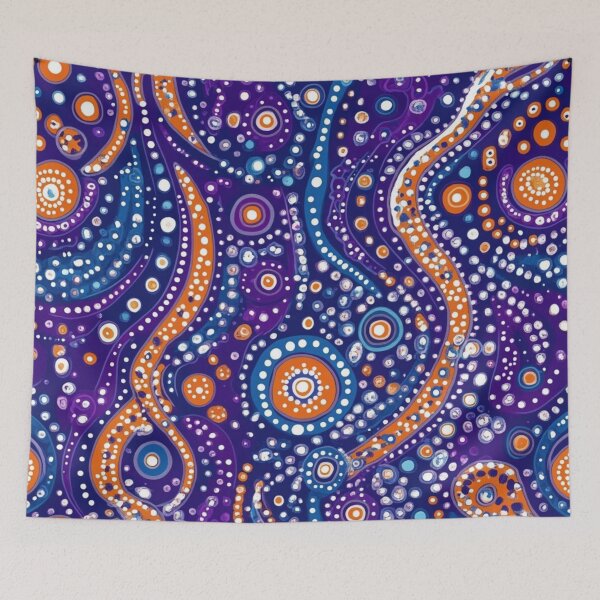 Item preview, Aboriginal Inspired Dot Art - Amazing Journey  designed and sold by GrinGalore.