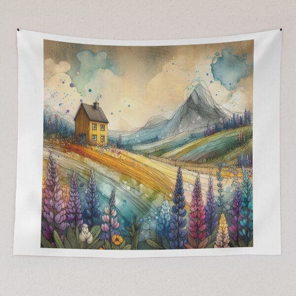 Item preview, Blooming Fields by Felt Art designed and sold by Beyondnote-Art.