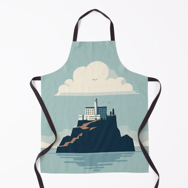 Item preview, Alcatraz Island Minimalism Art Style designed and sold by artofuniverse.