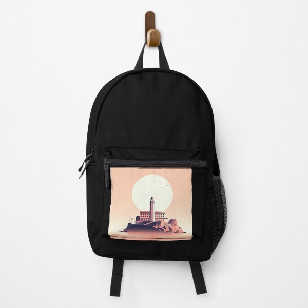 Item preview, Alcatraz Island Minimalism Art Style designed and sold by artofuniverse.