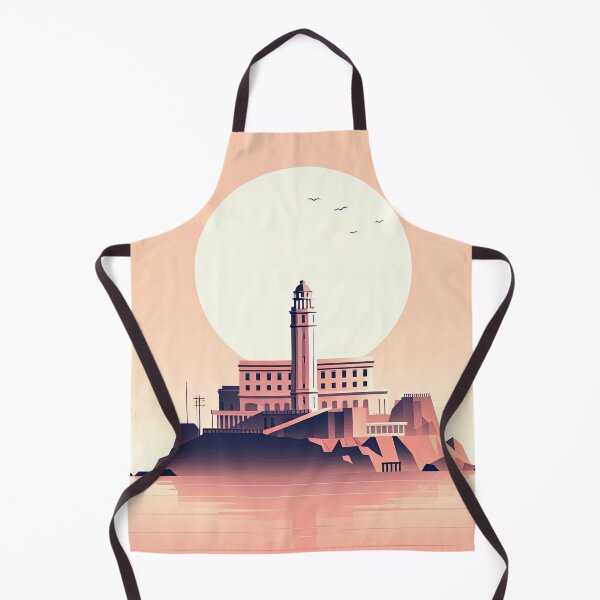 Item preview, Alcatraz Island Minimalism Art Style designed and sold by artofuniverse.