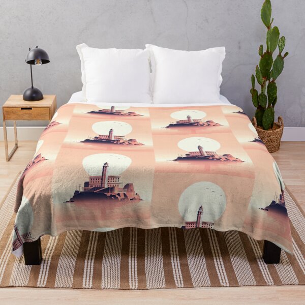 Item preview, Alcatraz Island Minimalism Art Style designed and sold by artofuniverse.
