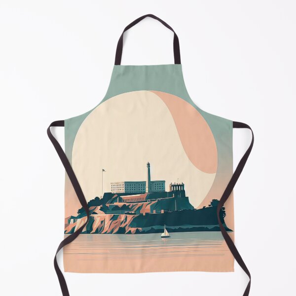 Item preview, Alcatraz Island Minimalism Art Style designed and sold by artofuniverse.