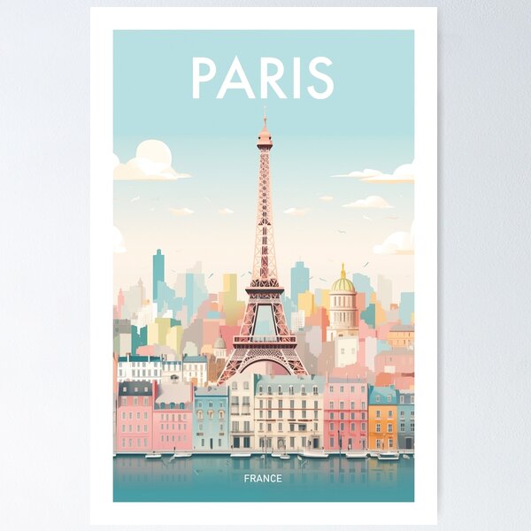 Item preview, PARIS Traditional designed and sold by MarkedArtPrints.