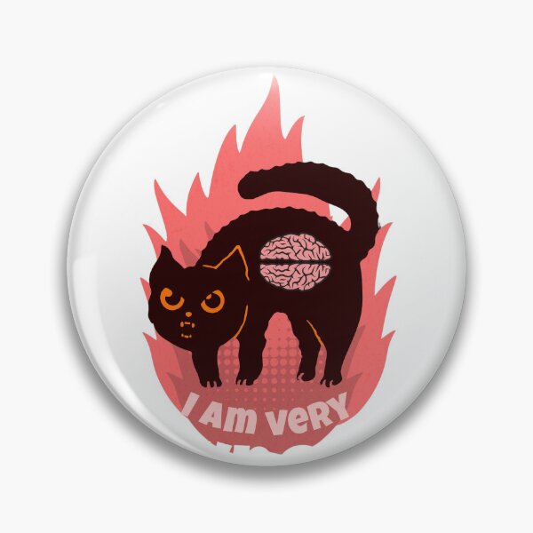Item preview, Funny Black Cat, cat lover designed and sold by No11DigitalArt.