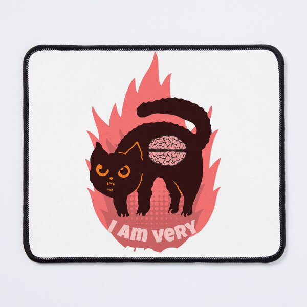 Item preview, Funny Black Cat, cat lover designed and sold by No11DigitalArt.