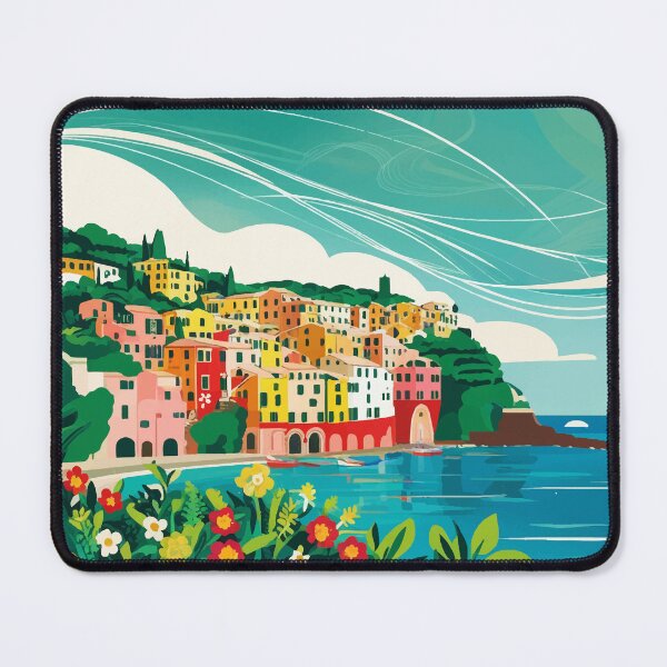 Item preview, Illustration of Vernazza in Cinque Terre designed and sold by ocusido.