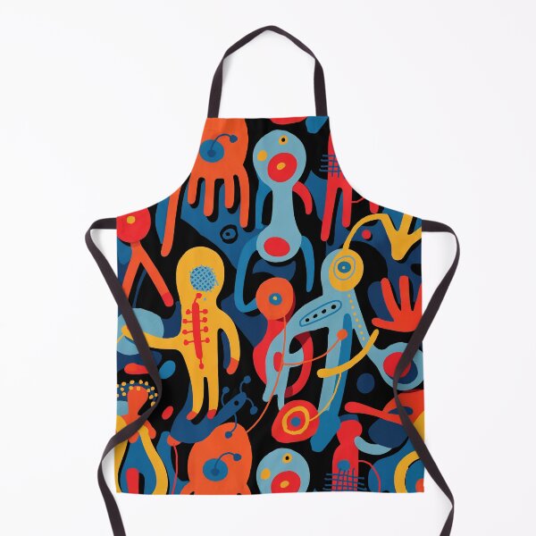 Item preview, Abstract pattern in yellow, orange, red and blue designed and sold by Harry Wibier.