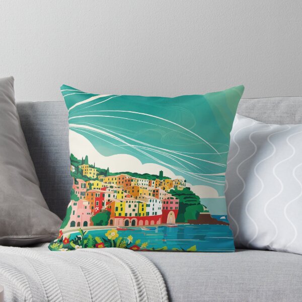 Item preview, Illustration of Vernazza in Cinque Terre designed and sold by ocusido.
