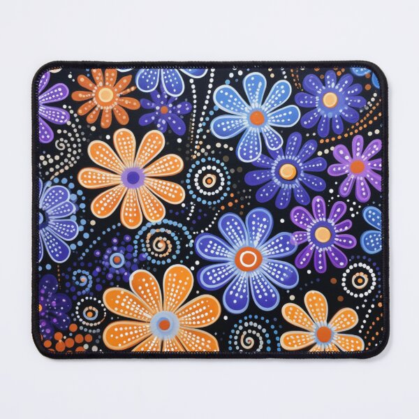 Item preview, Aboriginal Inspired Dot Art - Amazing Wildflowers designed and sold by GrinGalore.