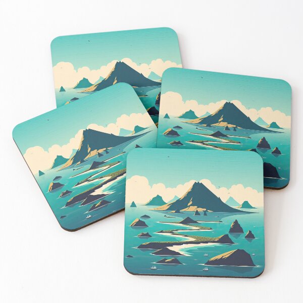 Item preview, Galapagos Islands Minimalism Art Style designed and sold by artofuniverse.