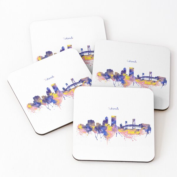 Item preview, Colorful Jacksonville Skyline designed and sold by caracatita75.