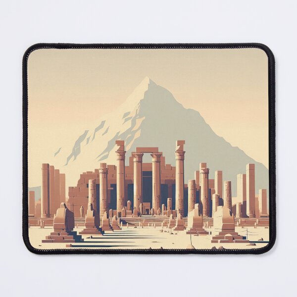Item preview, Karnak Temple Minimalism Art Style designed and sold by artofuniverse.