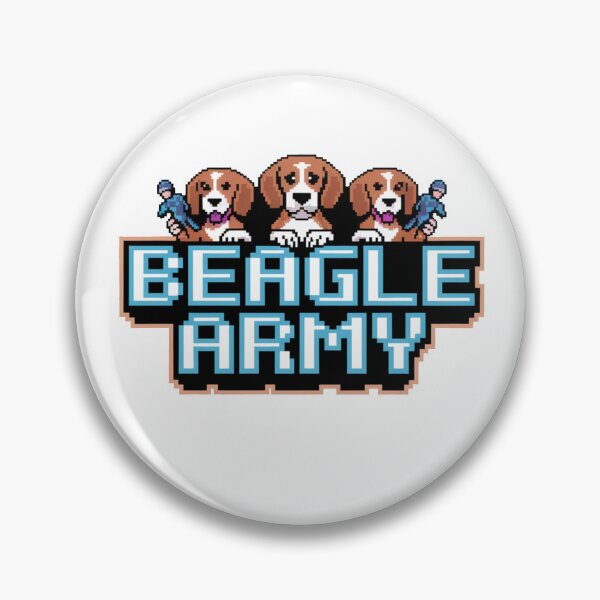 Item preview, Beagle Army: Keen Scent and Strong Spirit designed and sold by 8bitdecalworld.