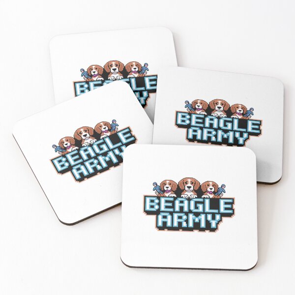 Item preview, Beagle Army: Keen Scent and Strong Spirit designed and sold by 8bitdecalworld.