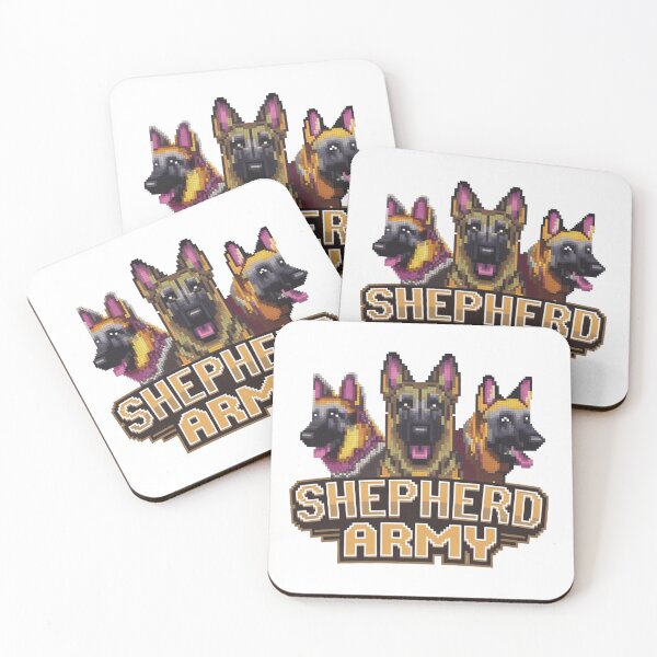 Item preview, Shepherd Army: Brave Protectors designed and sold by 8bitdecalworld.