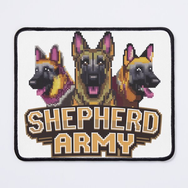 Item preview, Shepherd Army: Brave Protectors designed and sold by 8bitdecalworld.