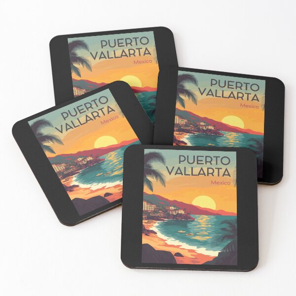 Item preview, A Vintage Illustration of Puerto Vallarta - Mexico  designed and sold by GoodOldVintage.