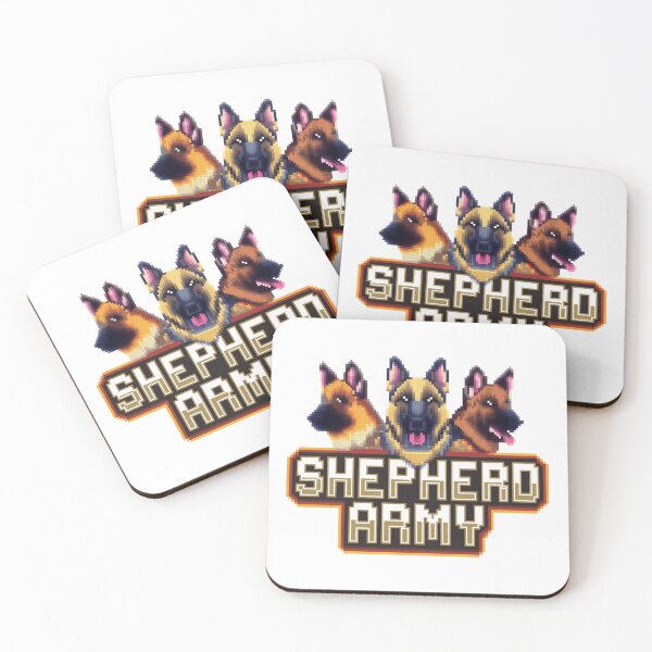 Item preview, Shepherd Army: Brave Protectors designed and sold by 8bitdecalworld.