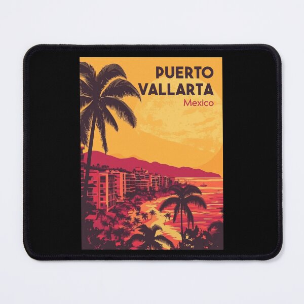 Item preview, A Vintage Illustration of Puerto Vallarta - Mexico designed and sold by GoodOldVintage.