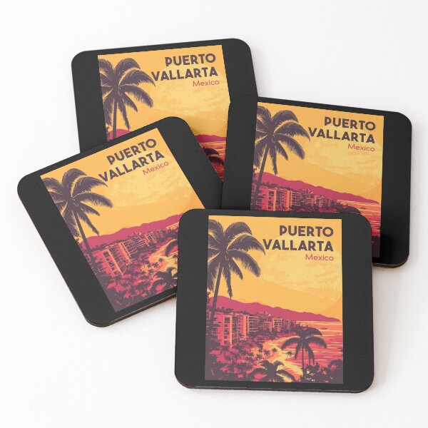 Item preview, A Vintage Illustration of Puerto Vallarta - Mexico  designed and sold by GoodOldVintage.