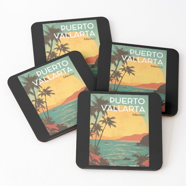 Item preview, A Vintage Illustration of Puerto Vallarta - Mexico  designed and sold by GoodOldVintage.