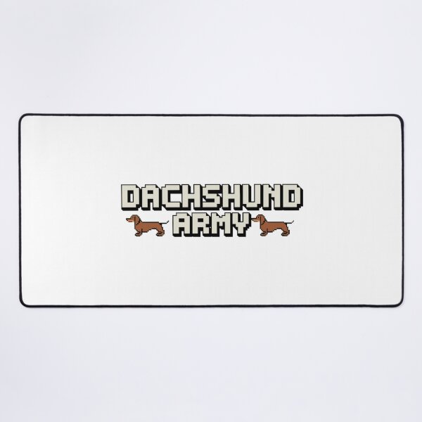 Item preview, Dachshund Army: Long and Loyal designed and sold by 8bitdecalworld.