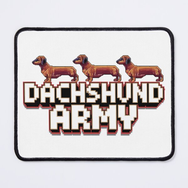 Item preview, Dachshund Army: Long and Loyal designed and sold by 8bitdecalworld.