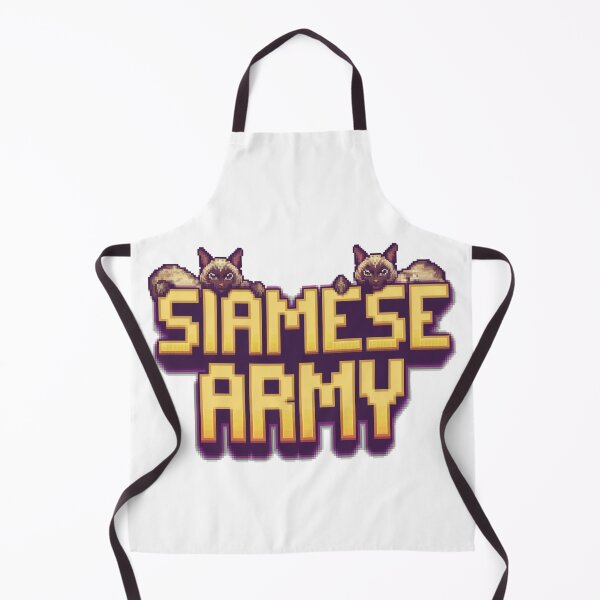 Item preview, Siamese Army: Sharp and Sleek designed and sold by 8bitdecalworld.