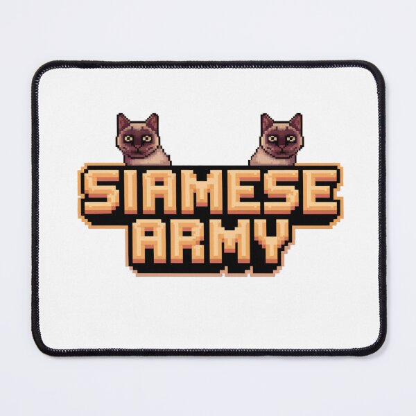 Item preview, Siamese Army: Sharp and Sleek designed and sold by 8bitdecalworld.