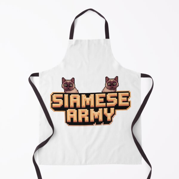 Item preview, Siamese Army: Sharp and Sleek designed and sold by 8bitdecalworld.