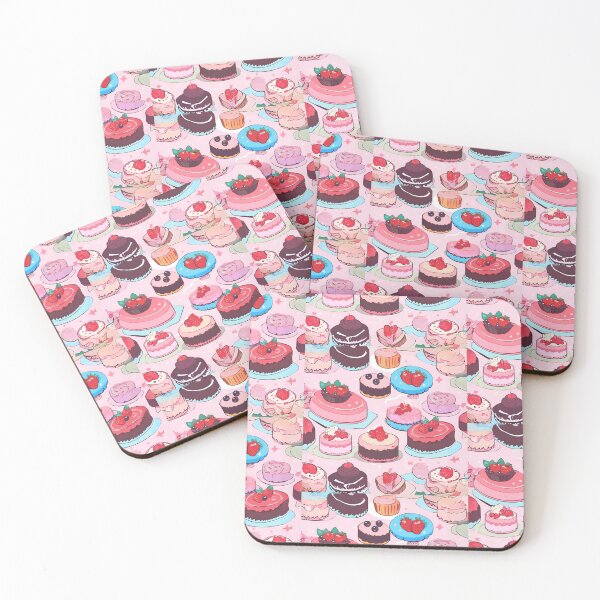 Item preview, Dreamy Whimsical Cakes Raspberry Strawberry Matcha Peace Apricot Blackberry designed and sold by stxaris.