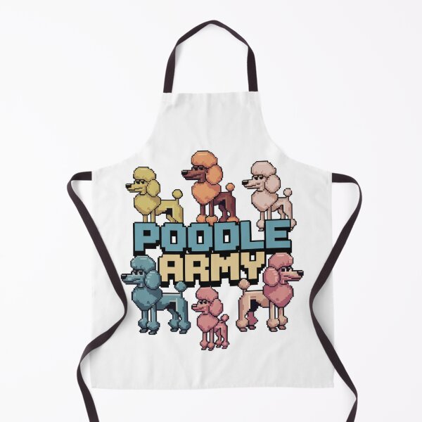 Item preview, Poodle Army: Elegant Commanders designed and sold by 8bitdecalworld.