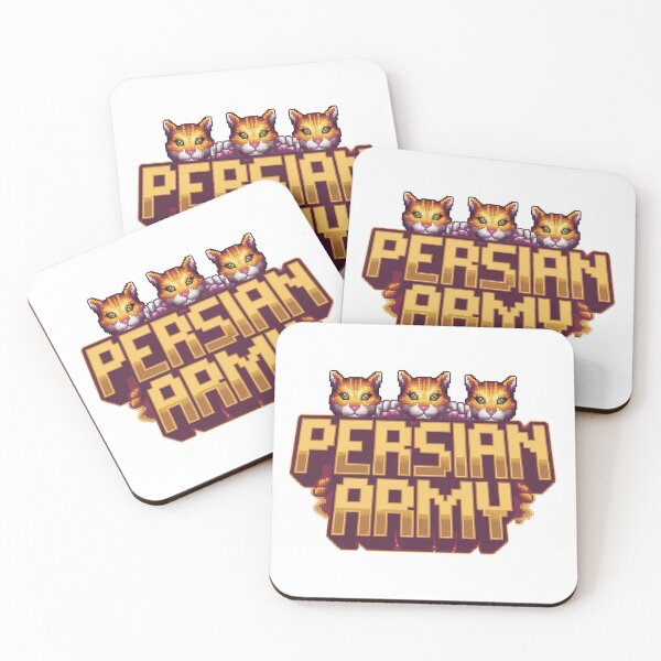 Item preview, Persian Army: Royal Feline Fighters designed and sold by 8bitdecalworld.