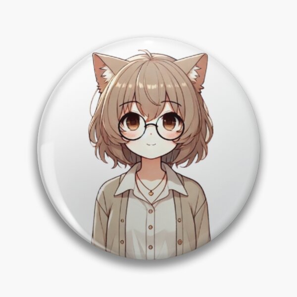 Item preview, Adorable Glasses-Wearing Cat Character designed and sold by STORE-KIM.