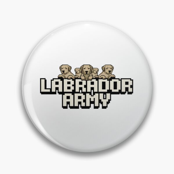 Item preview, Labrador Army: Loyal Protectors designed and sold by 8bitdecalworld.