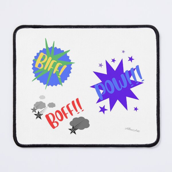 Item preview, BIFF, BOFF, POW designed and sold by AllansArts.