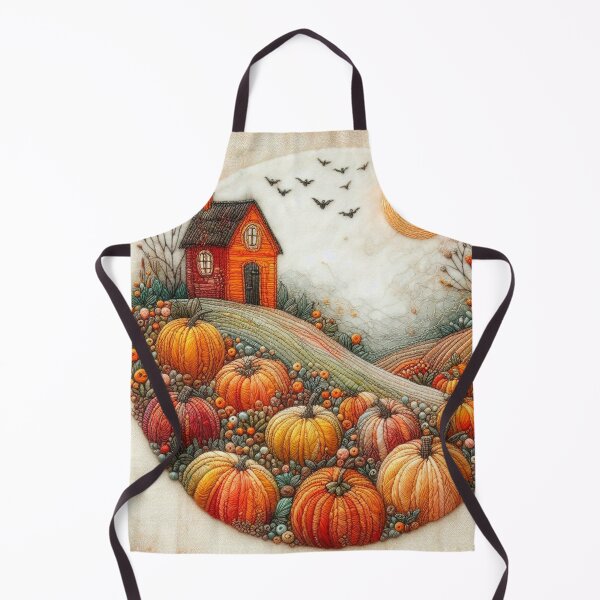 Item preview, Pumpkin Fields by Felt Art designed and sold by Beyondnote-Art.