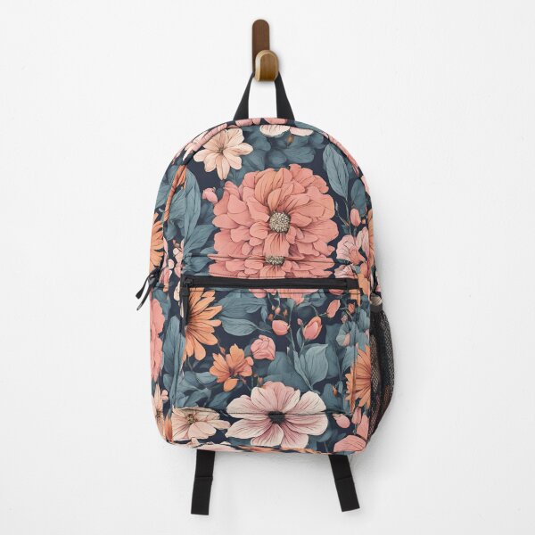 Item preview, Vintage Wild Flowers Print Pink and Red Green Dreamy Romantic designed and sold by stxaris.